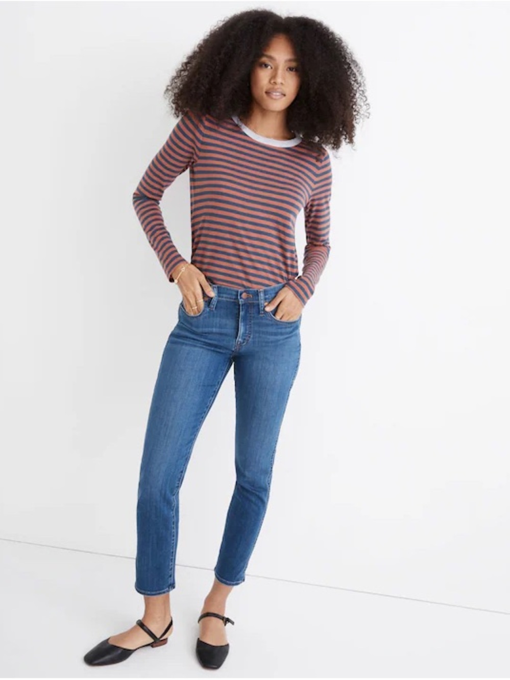 Madewell Stovepipe size 27 Slim High-Rise Blue Women's Jeans
